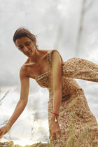 Vestido Jaya Parchment